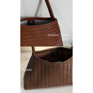 (พร้อมส่ง 🛻) กระเป๋าลายสาน 🍈 ✿ 👜✨กระเป๋าสะพายข้าง มีกระเป๋าแถมข้างใน เก๋มาก