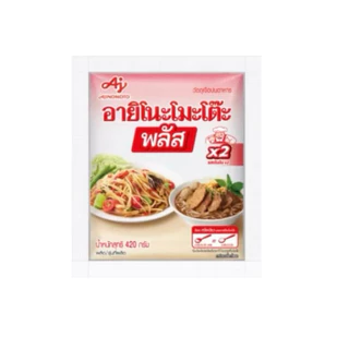 อายิโนะโมะโต๊ะ (พลัส) ผงชูรสแท้ ขนาด 840g 420g 210g /ซอง Ajinomoto วัตถุดิบ, เครื่องปรุงรส, ผงปรุงรส