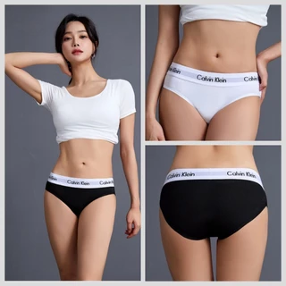 CK Women's Underwear Icon Cotton Bikini Panties 3 pack กางเกงในผู้หญิง สินค้าแท้จากต่างประเทศ เนื้อผ้าฝ้ายใส่สบาย