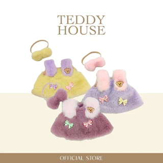 Teddy House : ชุดเสื้อผ้า Fluffy Love ชุดตุ๊กตา ขนาด 6 นิ้ว ตกแต่งตุ๊กตาน่ารัก ของขวัญ สุดคิ้วท์ ชุดเสื้อผ้าจิ๋ว