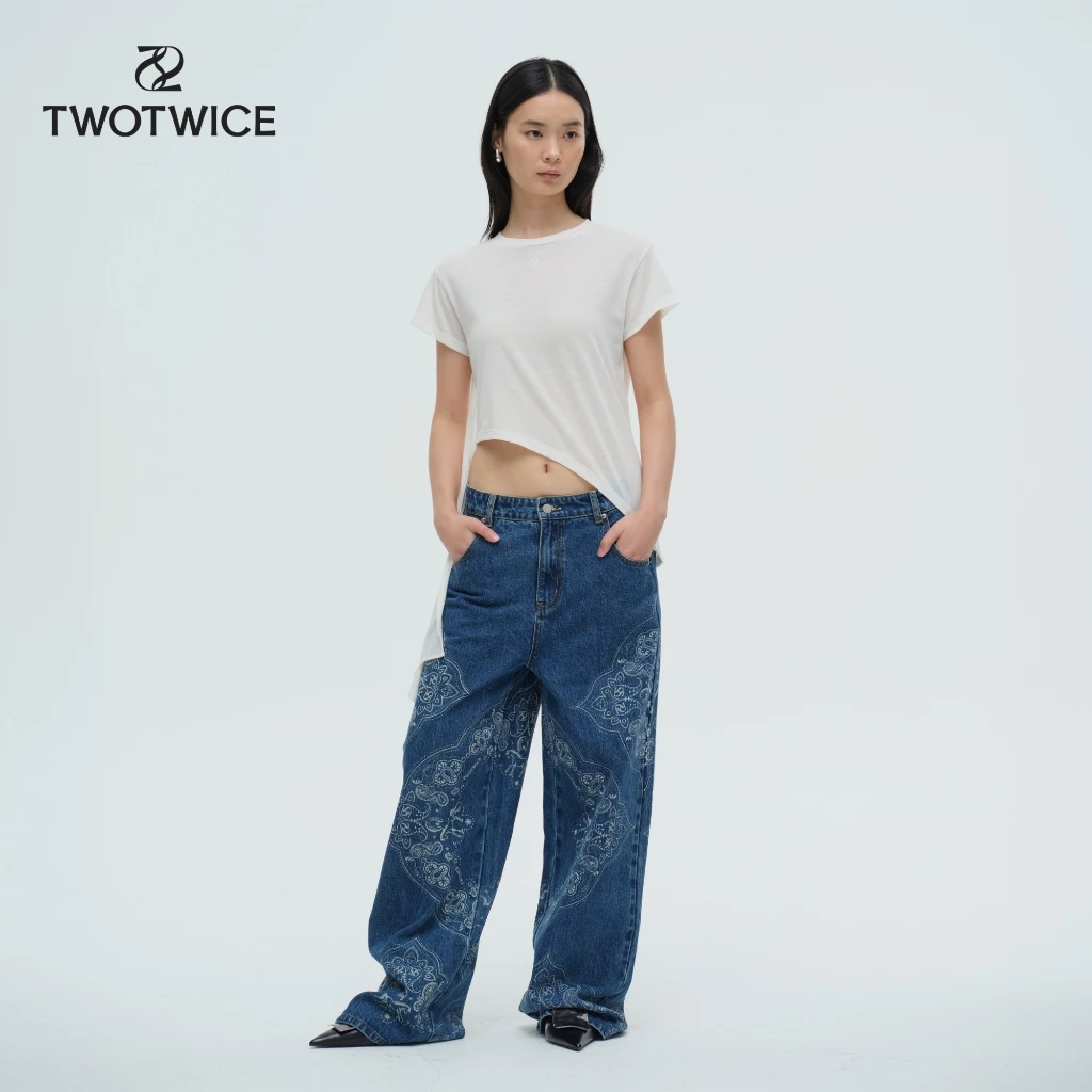 (พร้อมส่ง) Twotwice - NEO OSLONG TOP