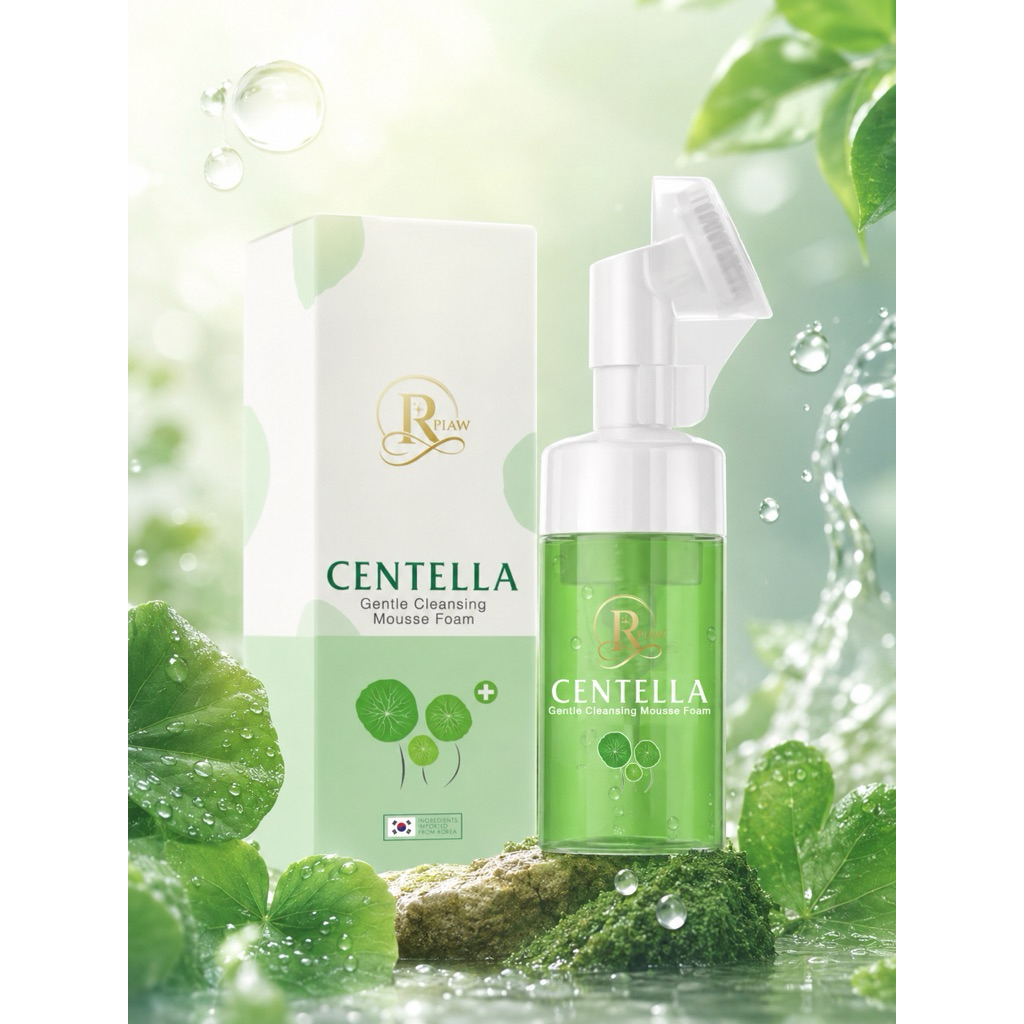 มูสโฟม โฟมล้างหน้า เซนเทลล่า เจนเทิล คลีนซิ่ง มูสโฟม 100ml. By ดีเจอาเปียว