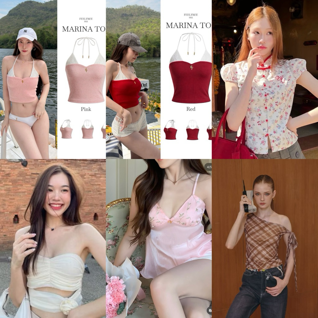 cutieoutfit (2) ส่งต่อ feelfree / nicharisshop / serlyn.bkk / malimays / kome / Shewear.bkk งาน ig มีเก็บปลายทาง