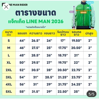[✅️ถูกสุด] เสื้อแจ็คเก็ตไลน์แมน2026 เสื้อLineman ของแท้