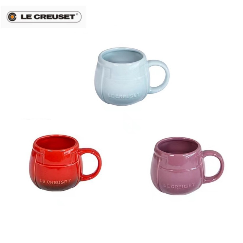 Le Creuset Big belly cup coffee mug mug tea cup ceramic household water cup 330ml