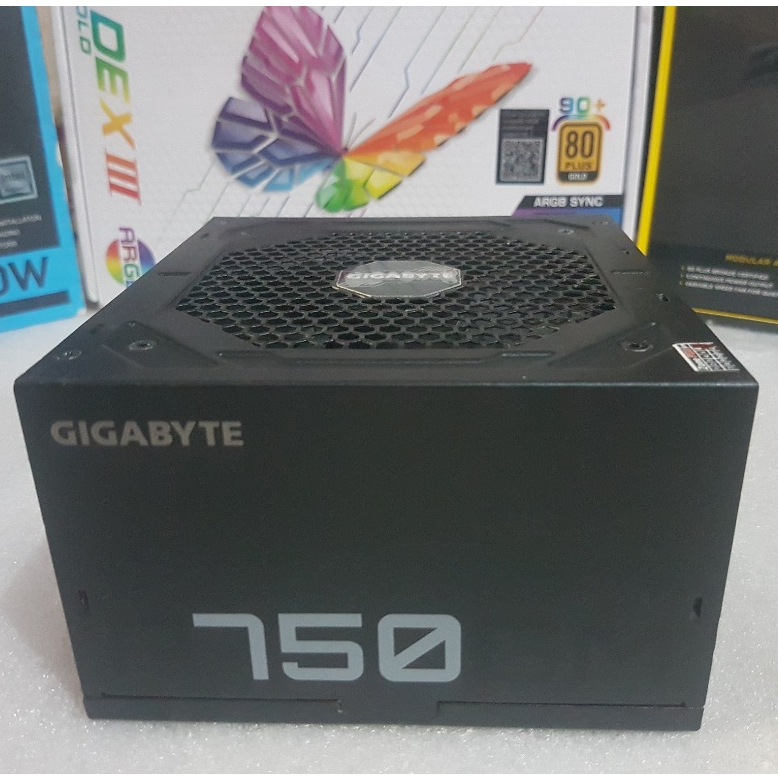 PSU ประกัน 01-05-2027 Gigabyte P750GM 750W 80+Gold มือ2 สายถอดได้ / power supply /  พาวเวอร์ซัพพลาย