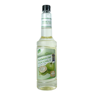 Nature Taste Namhom Coconut Syrup น้ำเชื่อมไซรัป รสมะพร้าวน้ำหอม ตราเนเจอร์เทส ขนาด 800 ml. (ผลิตจากมะพร้าวน้ำหอมแท้)