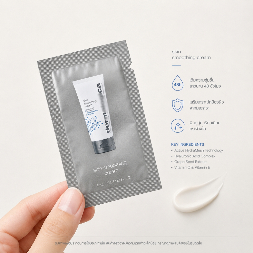 (Gift) Skin Smoothing Cream 1ml มอยส์เจอร์ไรเซอร์บำรุงผิว เติมความชุ่มชื้น 48 ชั่วโมง ครีมบำรุงผิว