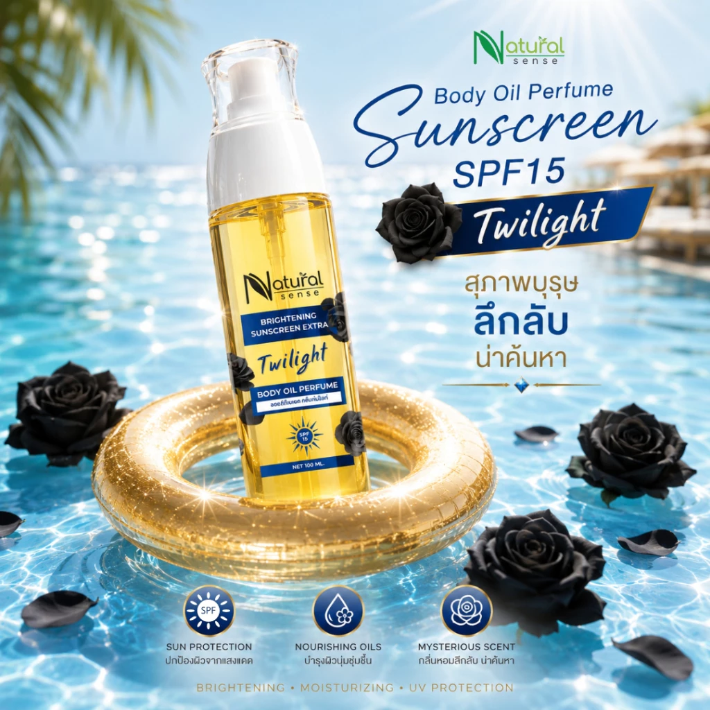 บอดี้ออยล์ SPF15 น้ำหอม บำรุงผิว ชุ่มชื้น ซึมไว thumbnail 7