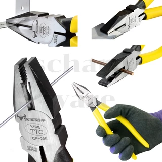 KING TTC / TSUNODA คีมปากจิ้งจก ขนาด 6", 7", 8" ผลิตที่ประเทศญี่ปุ่น รุ่น CP-150, CP-175, CP-200
