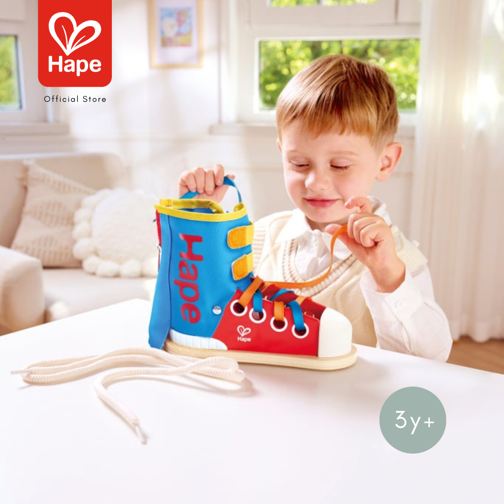 Hape Tie-It Lacing Sneaker รองเท้าผูกเชือกฝึกทักษะ รูปที่ 6