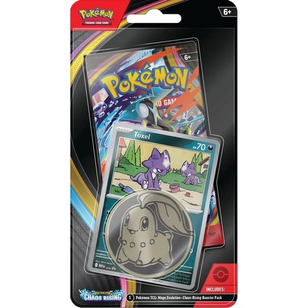 Pokemon ENG Mega Evolution Chaos Rising 3 Pack Blister Charmeleon 196214154155 (การ์ดโปเกมอน)
