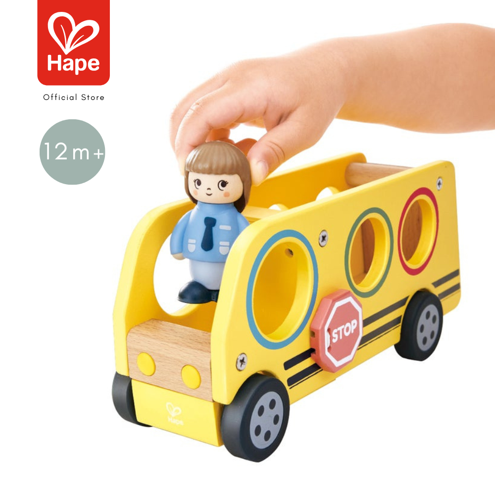 Hape The Lively School Bus – Storybook Play Set image 11
