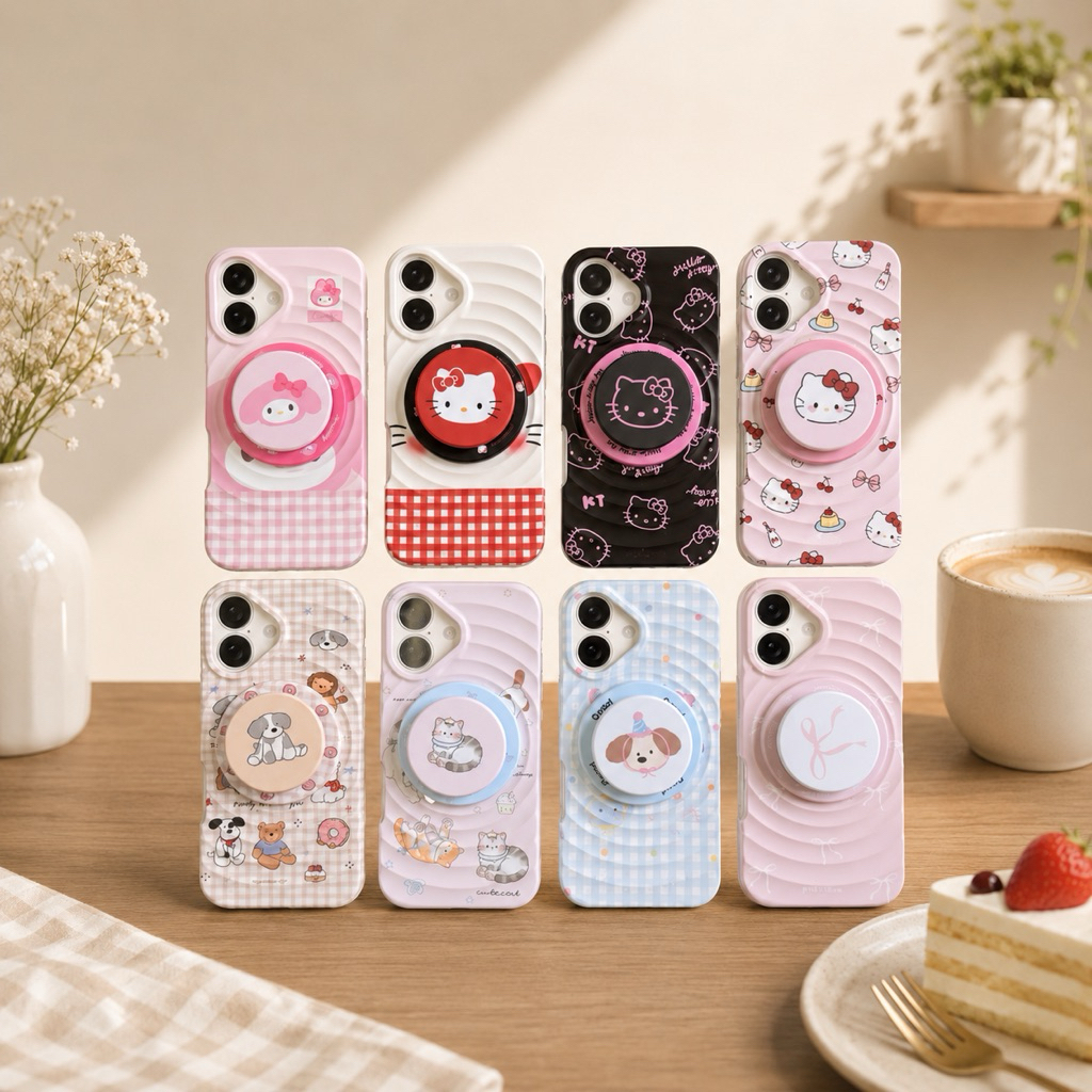 Supercase | เคสการ์ตูน พร้อมขาตั้ง Magnatic Cartoon Case & Griptok
