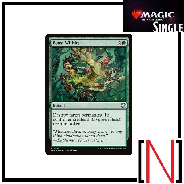 [MTG][Single][SOC] Beast Within ระดับ Uncommon [ภาษาอังกฤษ]
