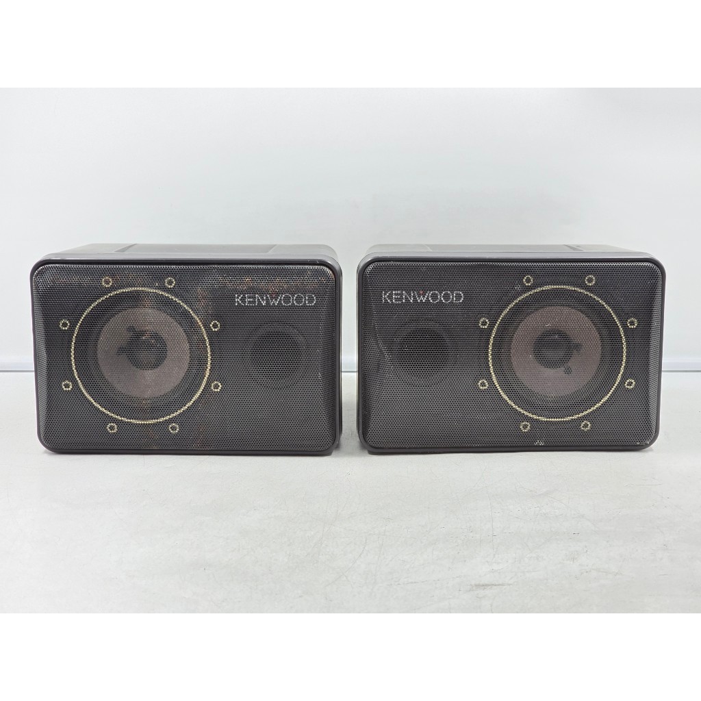 BJ117 ลำโพงญี่ปุ่นมือสอง 1 คู่ (470) KENWOOD CM-5 40W 8 โอห์ม Woofer 3.5 นิ้ว Size ตู้ 22x15x15CM ตะ
