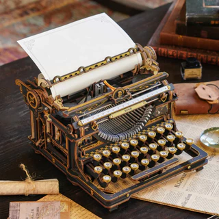 📃 พร้อมส่ง EN.ver ✒️ Funtory เครื่องพิมพ์ดีด Typewriter (Classic) ของเล่น DIY ของขวัญ ROKR LK703B
