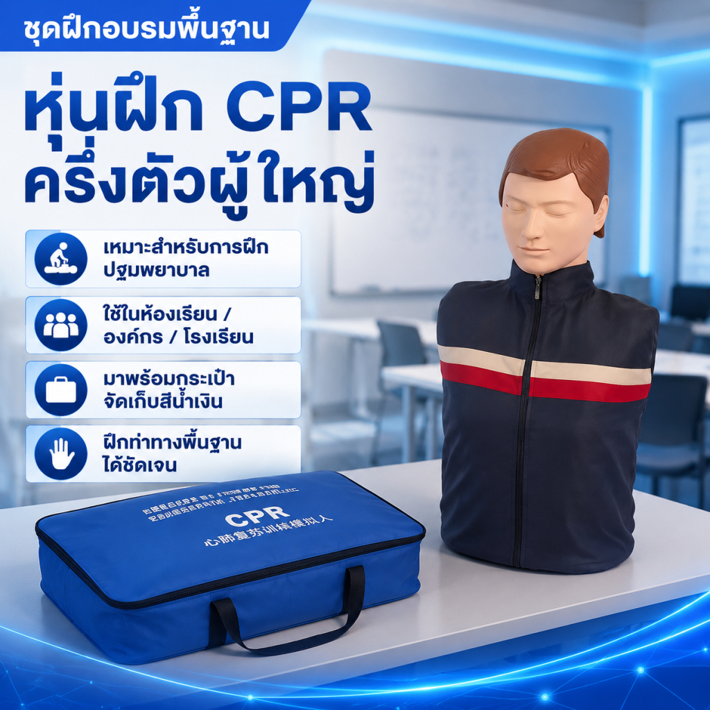 หุ่น cpr ผู้ใหญ่ หุ่น cpr Half-body Medical CPR ผู้ใหญ่มืออาชีพ รุ่น ผู้ใหญ่ CPR