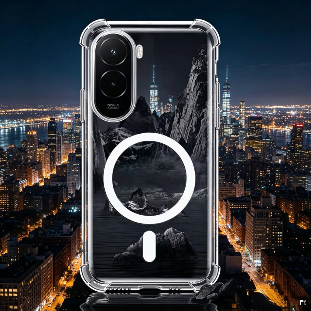 เคสใส แม่เหล็ก ชาร์จได้ สำหรับ Xiaomi Redmi A7Pro A5 A3 / รูปที่ 7