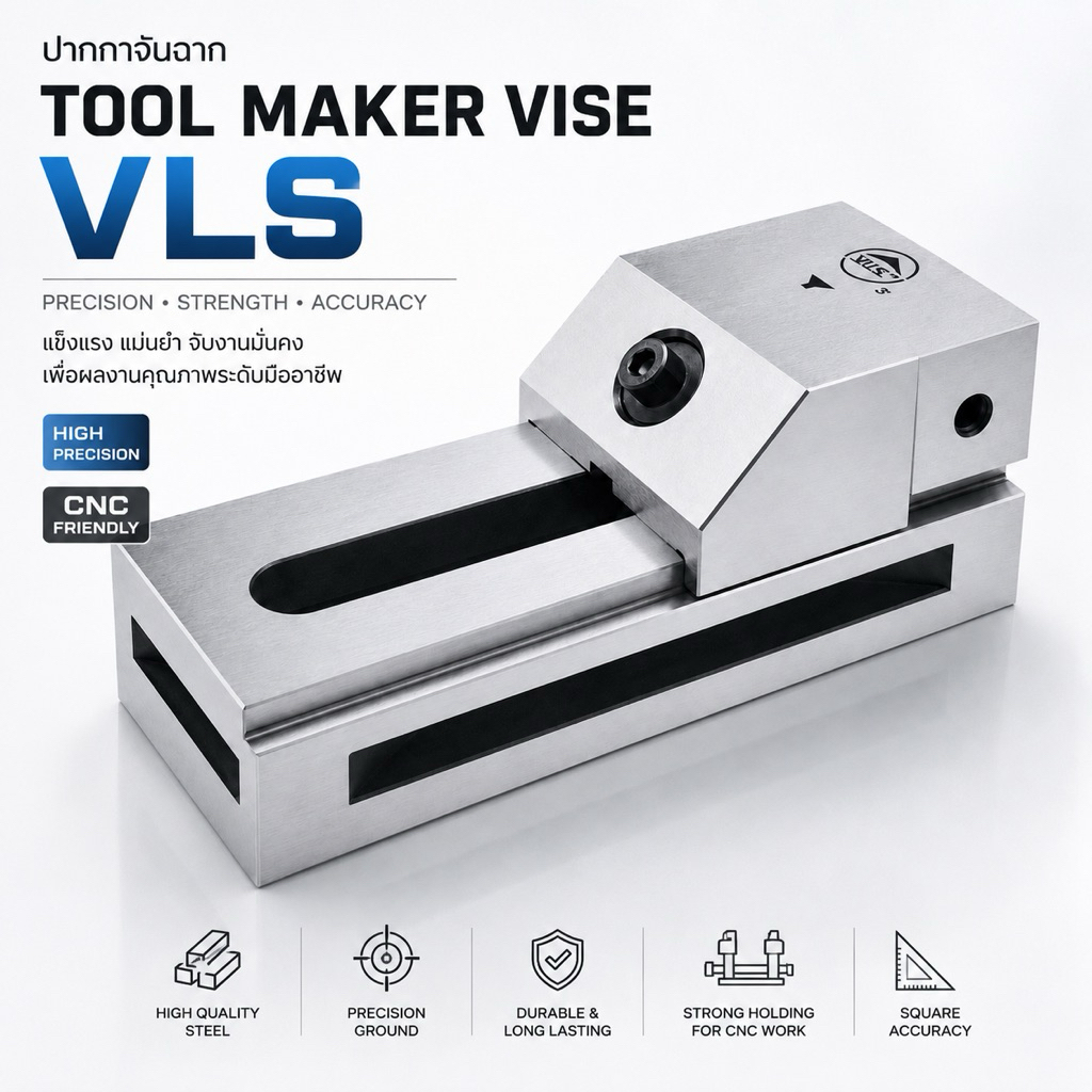 ปากกาจับฉาก Tool Maker Vise- VLS
