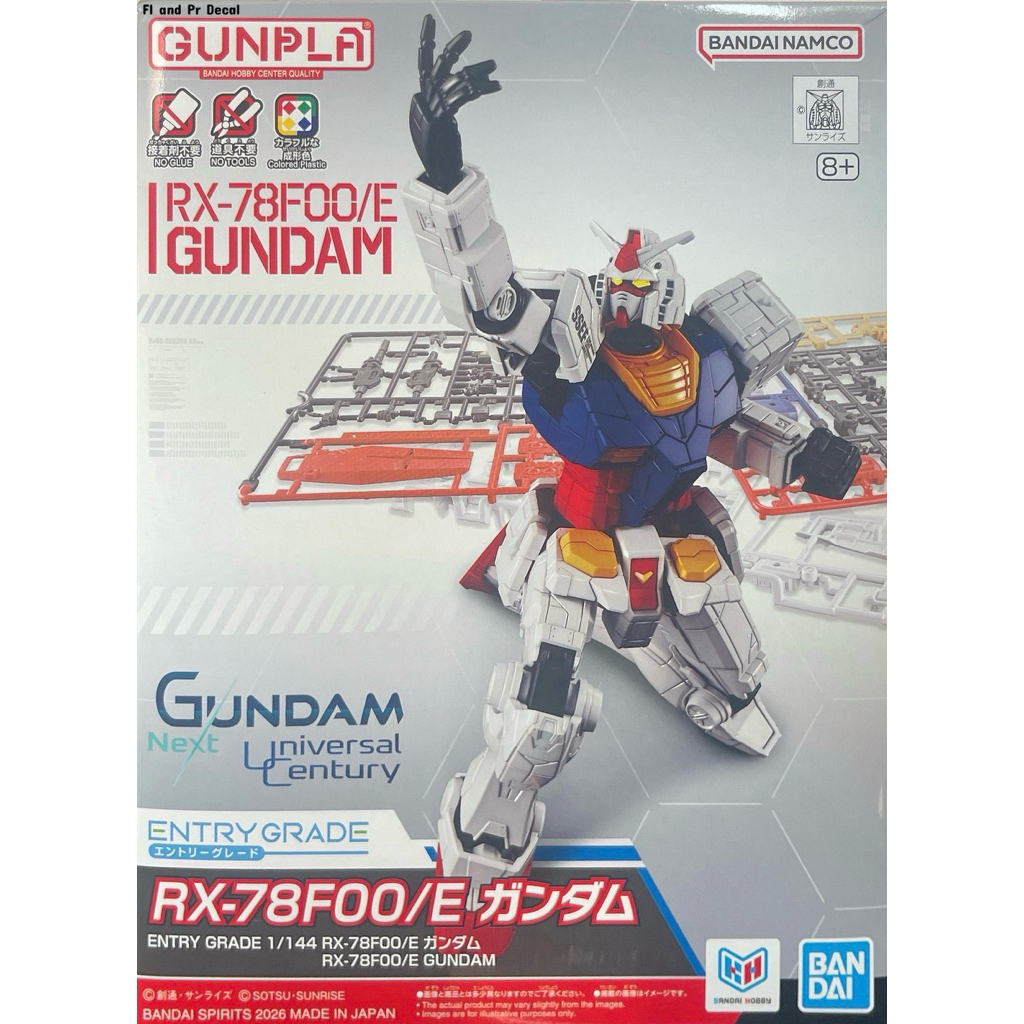 Eg 1/144 RX-78F00/E Gundam 🔥ส่งฟรี🔥