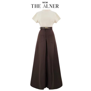 Thealner (เซตเสื้อคอคอเต่าแขนสั้น กก.เทาขายาว)