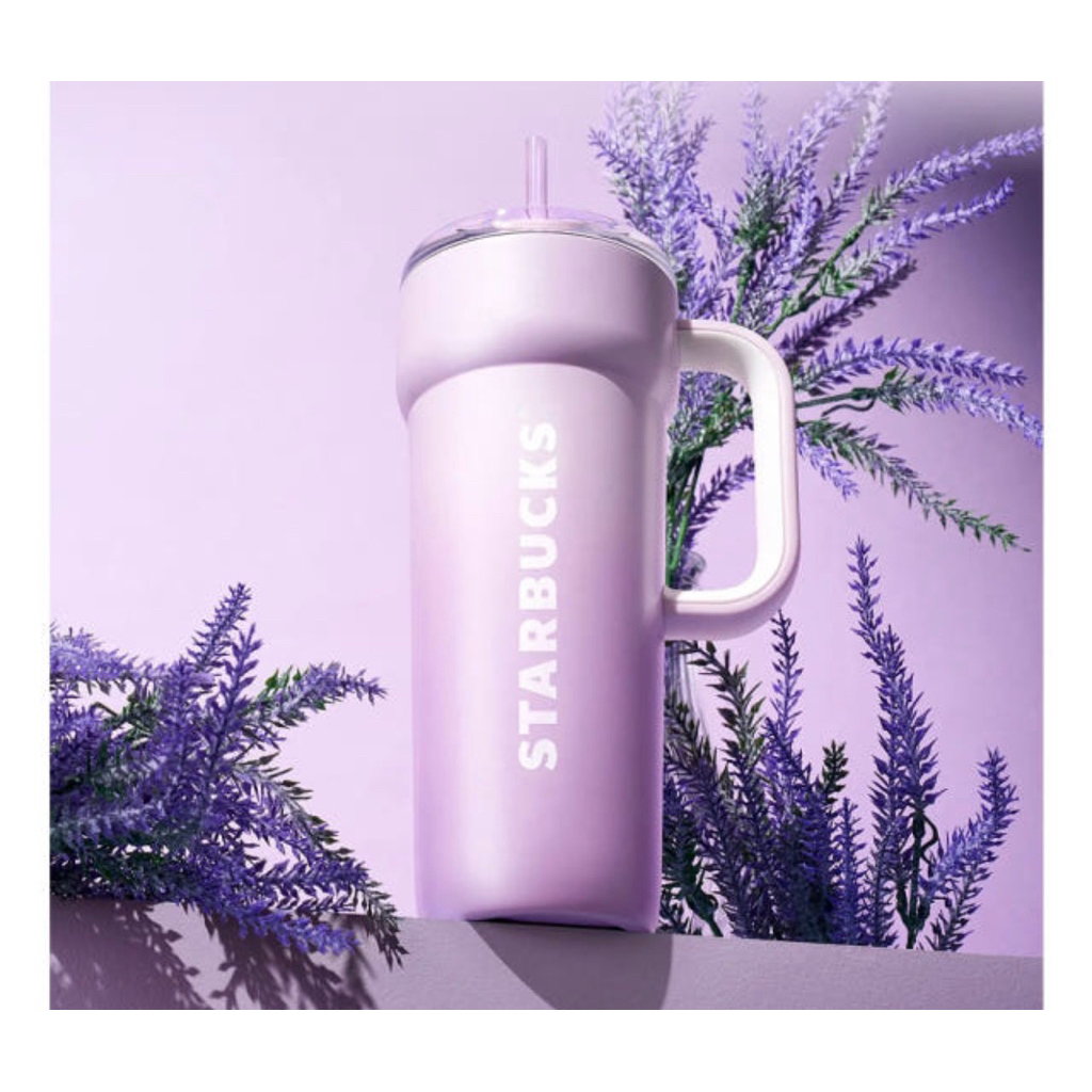 [Starbucks Korea] Signature Mini SS Dante Tumbler 710ml, Mutra Vender แก้วสตาบัคสีม่วงลาเวนเดอร์ สุดน่ารัก