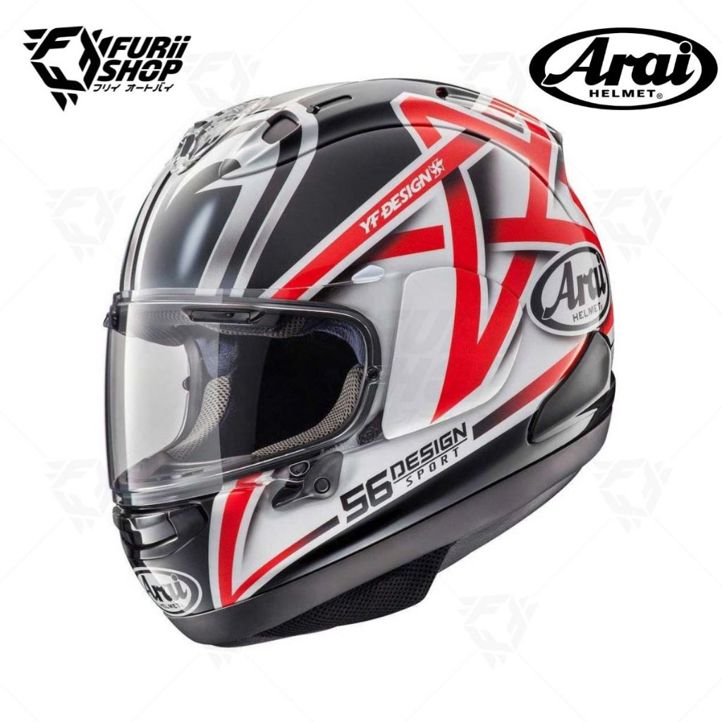 หมวกกันน็อค Arai RX-7V EVO NAKANO RED หมวกกันน็อคแท้ศูนย์ไทย