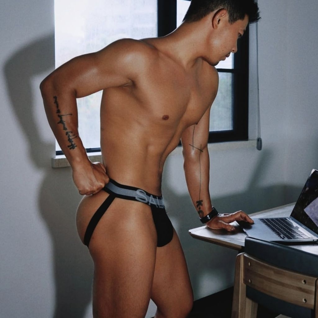 SALIGIA | 265 Anaerobic Club Sport JockStrap กางเกงในชาย จ๊อกสแตรป กางเกงในชายเปิดก้น bdsm กางเกงในชายเซ็กซี่