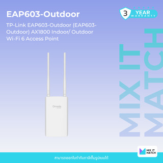 TP-Link EAP603-Outdoor (EAP603-Outdoor) AX1800 Indoor/ Outdoor Wi-Fi 6 Access Point