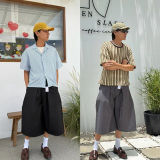 [ พร้อมส่ง ] กางเกงขาสามส่วน Haru Wide Pants ทรงสวย ผ้าหนานุ่มกัน UV