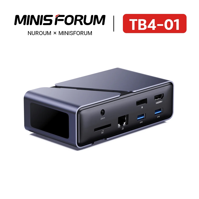 (Official)MINISFORUM TB4-01 12 in 1 Thunderbolt™ 4 Dock