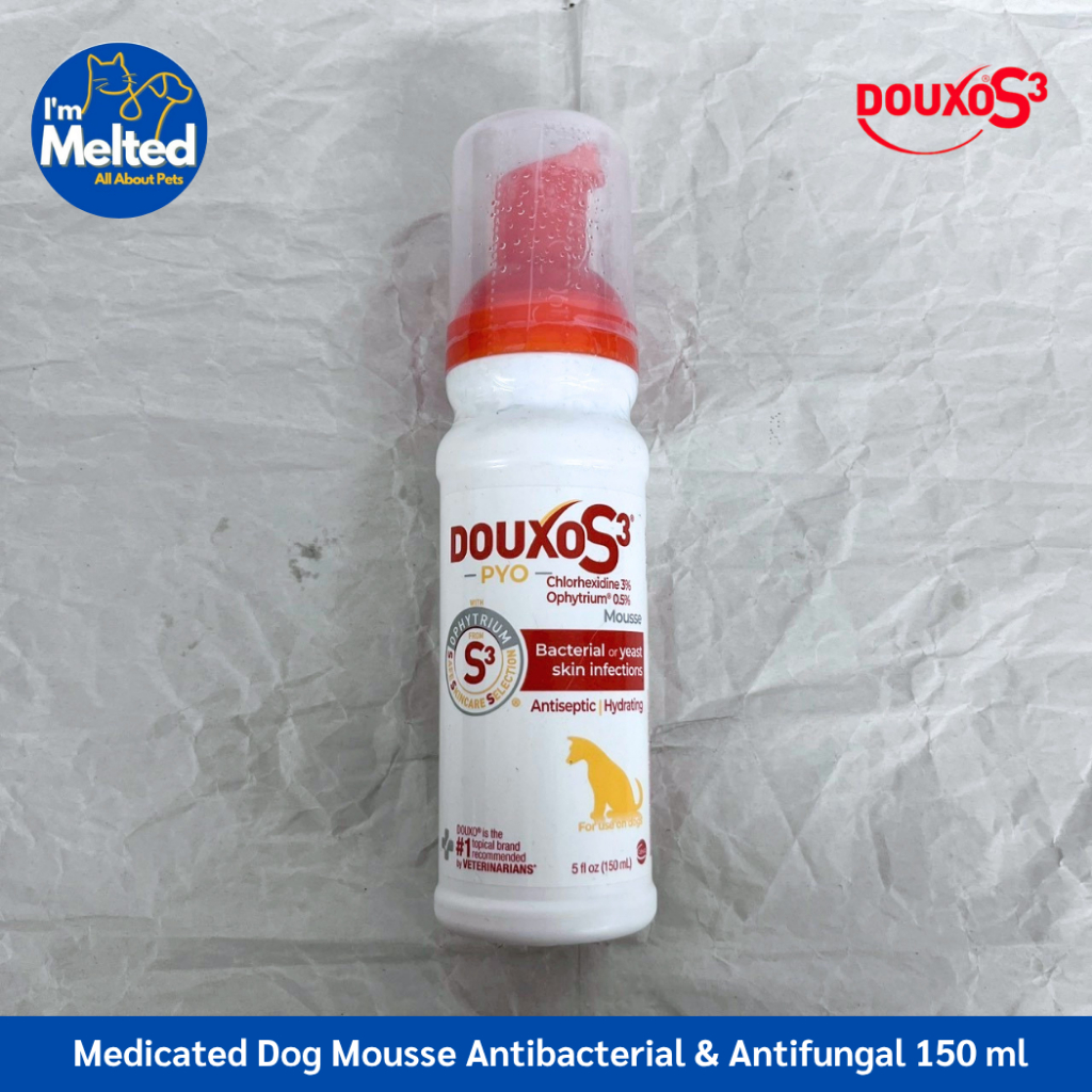 Douxo - Dog Skin Care Mousse Waterless Formula 150ml แชมพู สำหรับสุนัข เนื้อมูส ไม่ต้องล้างออก