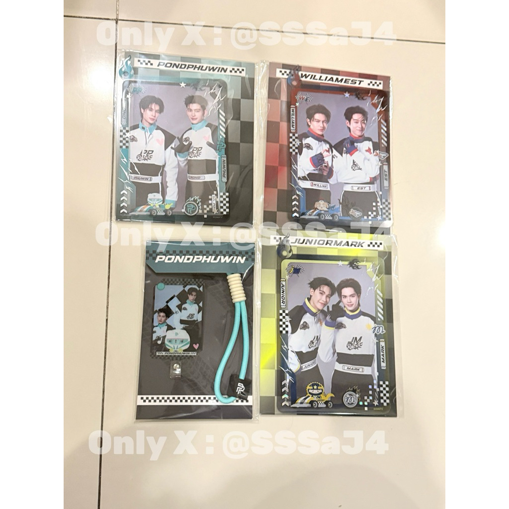 [พร้อมส่ง] POSTCARD HOLDER PHONE STRAP PONDPHUWIN WILLIAMEST JUNIORMARK PERMPOON WESLEY JUMMO
