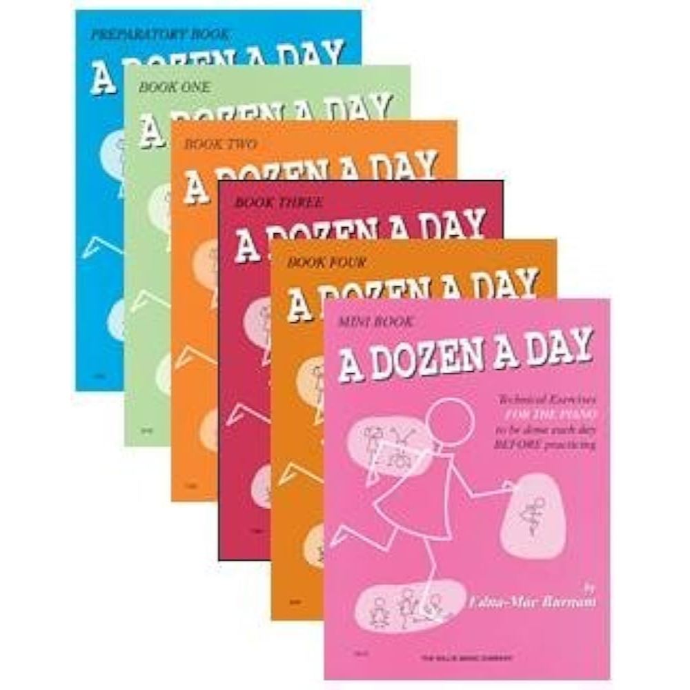 A Dozen A Day (Mini Book, Preparatory & Book 1-4)