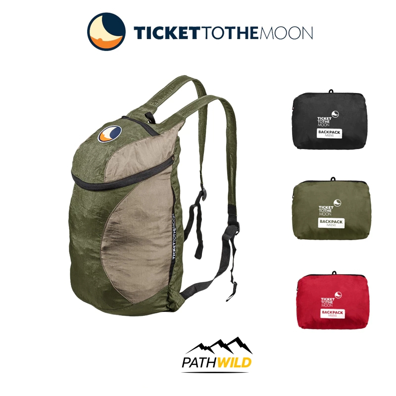 Ticket To The Moon Backpack Plus กระเป๋าสะพายหลัง ขนาด 15 ลิตร พับเก็บได้เมื่อไม่ใช้งาน พกพาสะดวก จากบาหลี อินโดนีเซีย