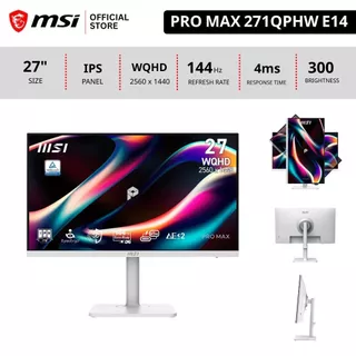 MSI PRO MAX 271QPHW E14 Monitor 27นิ้ว จอคอมพิวเตอร์ 2560 X1440 (WQHD)