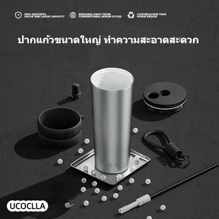 UCOCOLLA 710ml แก้วเก็บความเย็น เคลือบเซรามิค ดื่มน้ำชา กาแฟ น้ำผลไม้ สแตนเลส ขนาดพกพา สูญญากาศ ถ้วยเก็บความร้อน ทนทาน