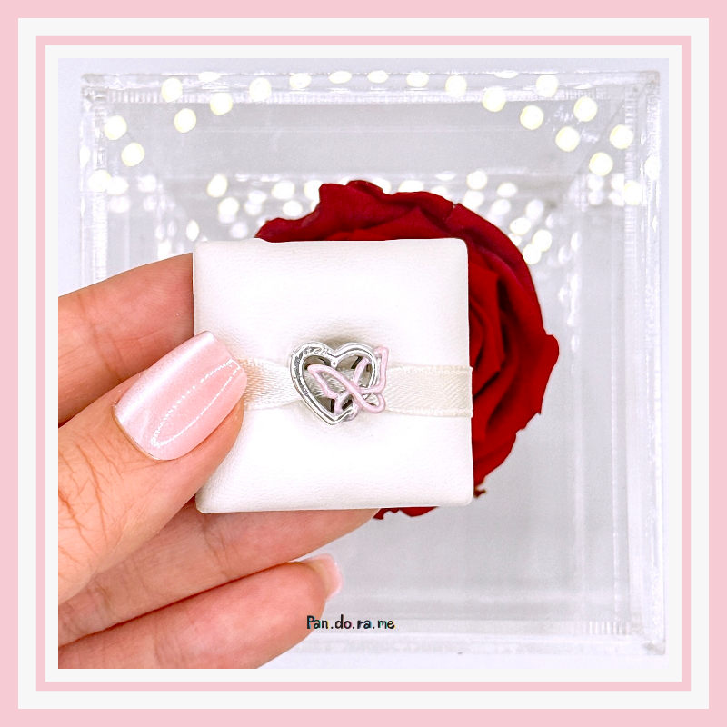 [พร้อมส่ง สินค้าแท้ 💯] New 2026  ** ชาร์มหัวใจแพนโดร่า** Entwined Heart & Butterfly Pandora Charm
