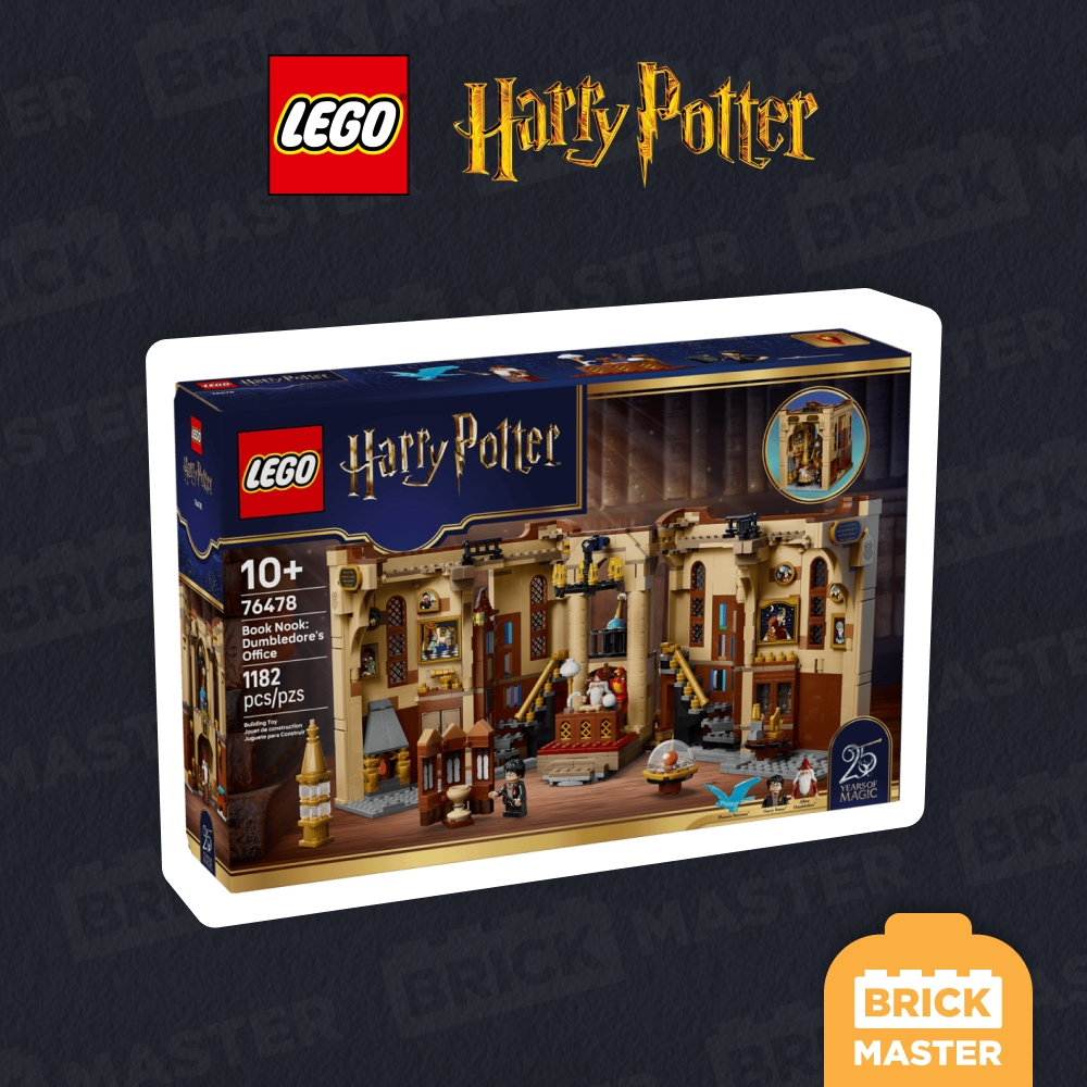 LEGO Harry Potter™ #76478 : Book Nook: Dumbledore's Office (เลโก้แท้ แฮร์รี่พอตเตอร์ ขั้นหนังสือ)