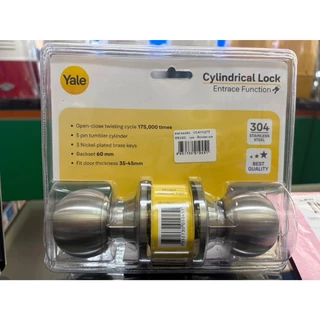 YALE ลูกบิดประตู หัวกลม รุ่น VCA5127TUS32D ลูกบิดห้องทั่วไป สแตนเลส