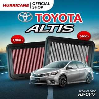 HURRICANE กรองอากาศรถยนต์ผ้าแดง & สแตนเลส Pontiac Vibe , Scion XD ,Toyota ( Vios , Yaris , Altis ) HS-0147-2