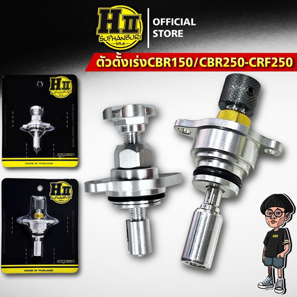 ตัวตั้งเร่งCBR150/CBR250 เฮงสุพรรณ(สีเงิน)