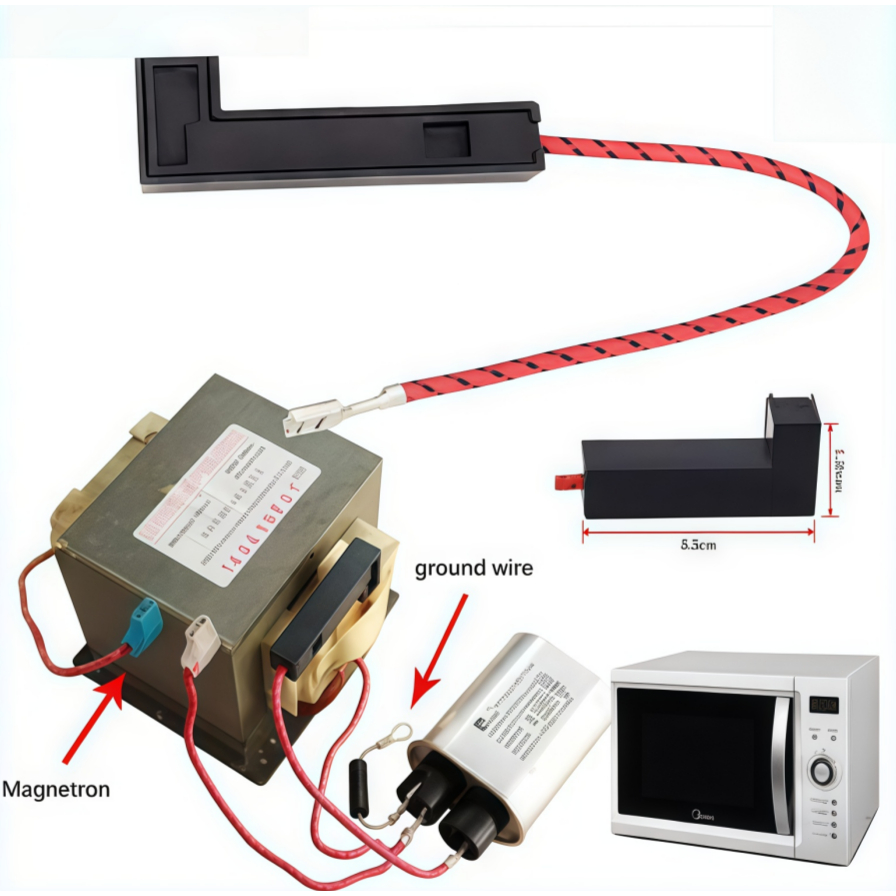ฟิวส์แรงดันสูงไมโครเวฟ 5KV 700mA/800mA พร้อมสาย สำหรับทุกรุ่น