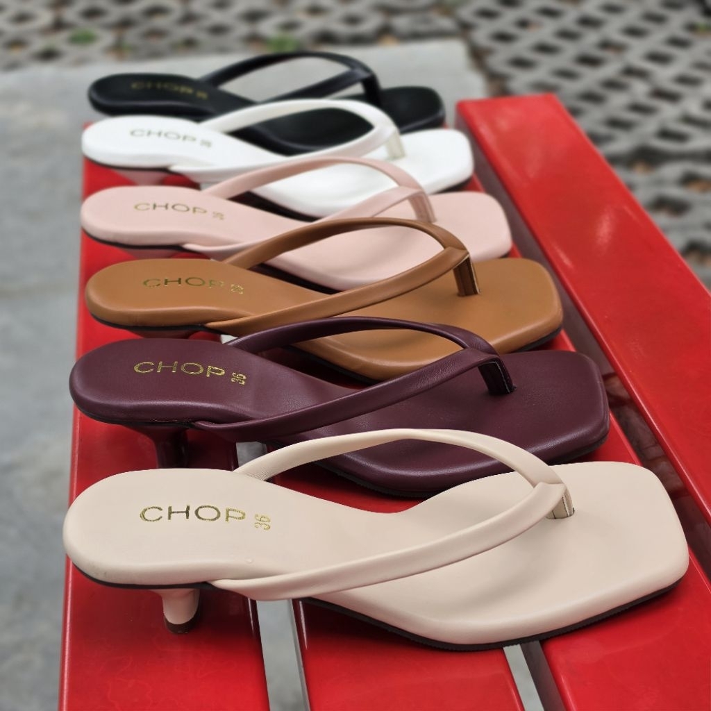 OHODOODEE - สบาย Chic (Sabai Chic): ส้นสูงพื้นสูง 2นิ้ว สวยเปรี้ยวดีไซน์สวยเก๋ทันสมัย. B23