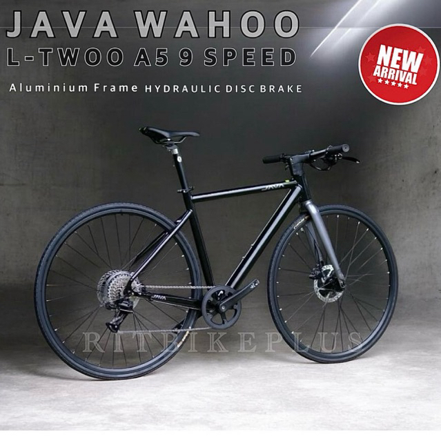 New2025 จักรยานไฮบริด JAVA รุ่น WAHOO ชุดขับ 𝗟-𝗧𝘄𝗼𝗼 𝗔𝟱 𝟵𝘀𝗽𝗲𝗲𝗱 เบรคน้ำมัน ราคาสบายกระเป๋า