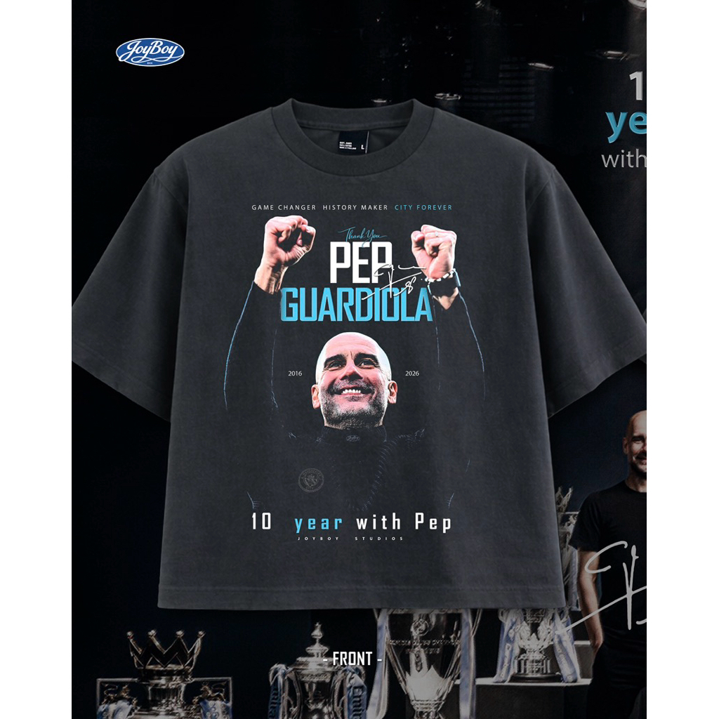 เสื้อ Pep Guardiola🩵 | JOYBOY Bootleg สกรีน DTG