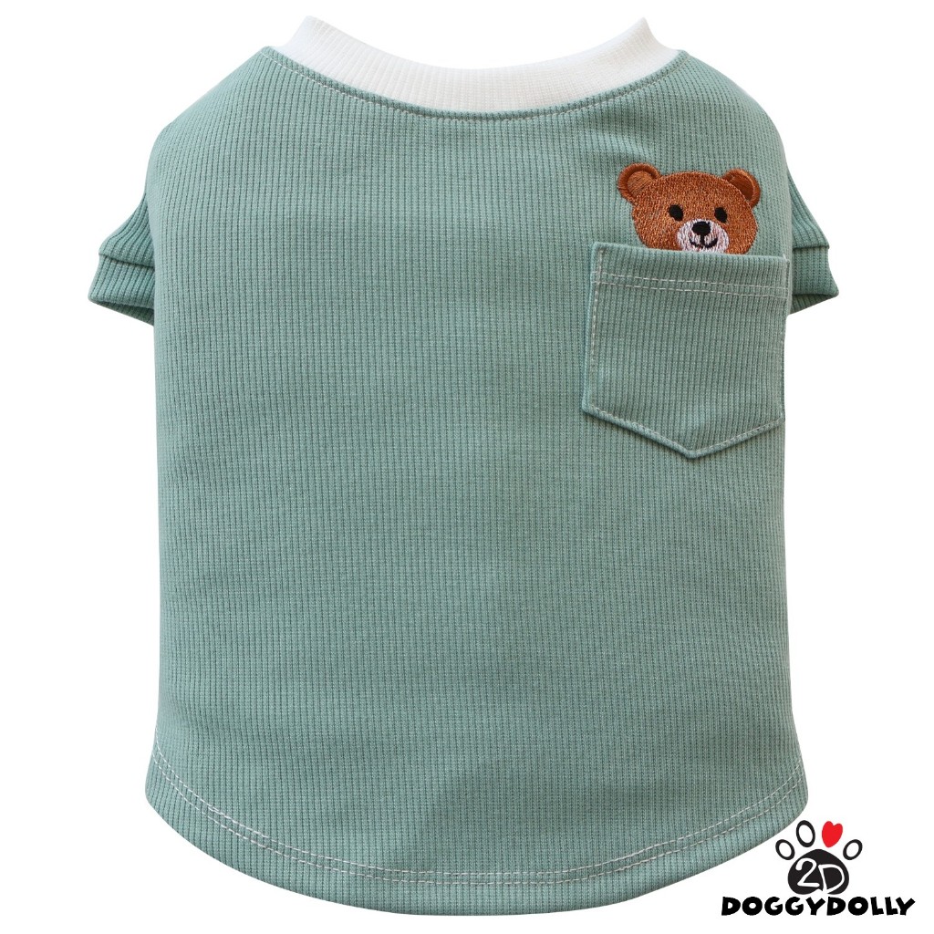 Fat Dog -Pet clothes-Doggydolly ชุดหมาอ้วน เฟร้น ปั๊ก บีเกิ้ล บลูด็อก เสื้อผ้าสุนัข เสื้อหมา หมาอวบ FP-T985 ไซส์ 11-17โล
