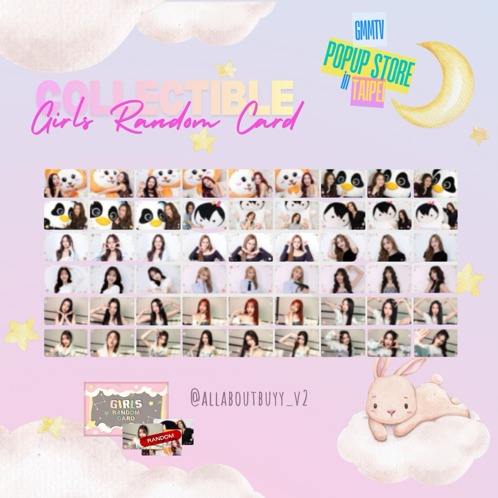 (พร้อมส่ง - แบบแยกการ์ด) | Happy Fams Bonds (TPE) Collectible random card Girls Popup Taipei #GMMTVPopupStoreinTaipei