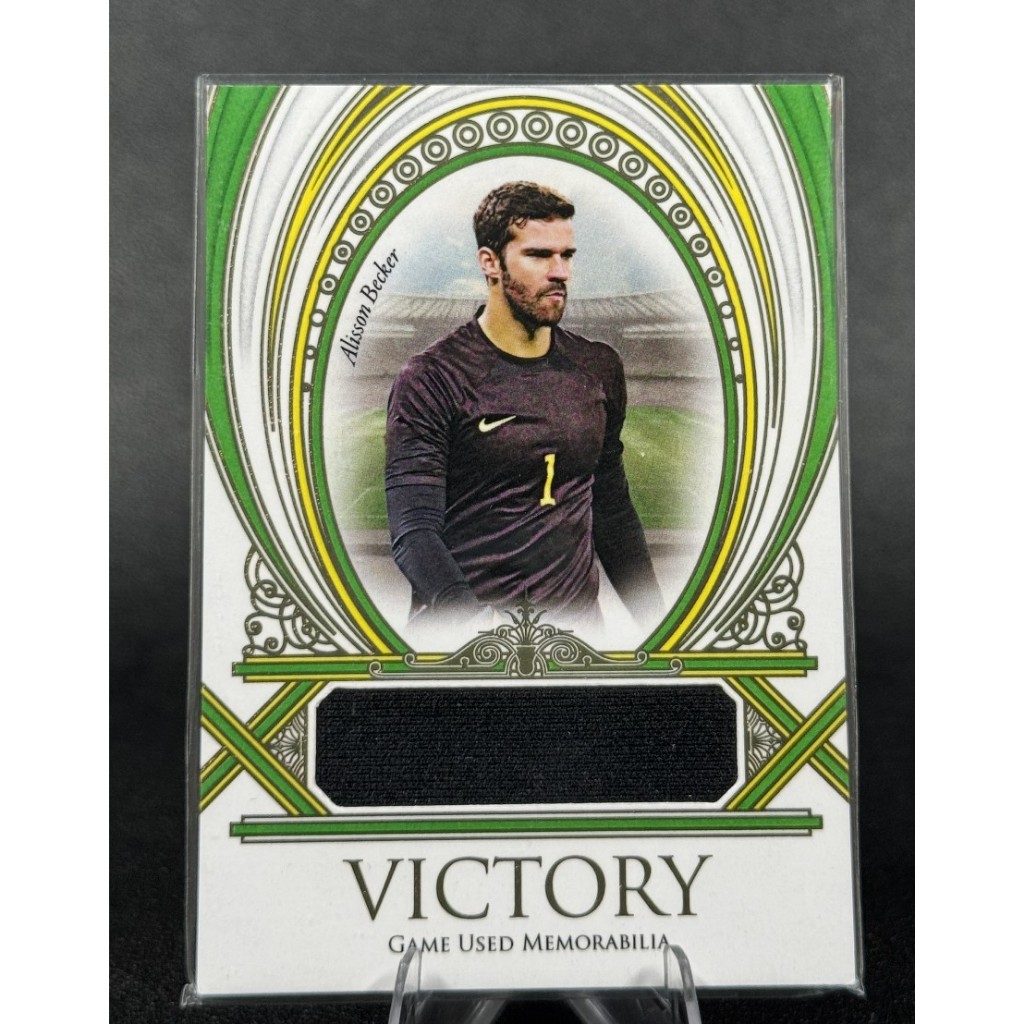 การ์ด Alison Becker - Liverpool - การ์ดฟุตบอล การ์ดชิ้นส่วนผ้า Match Worn แท้ รัน 04/20